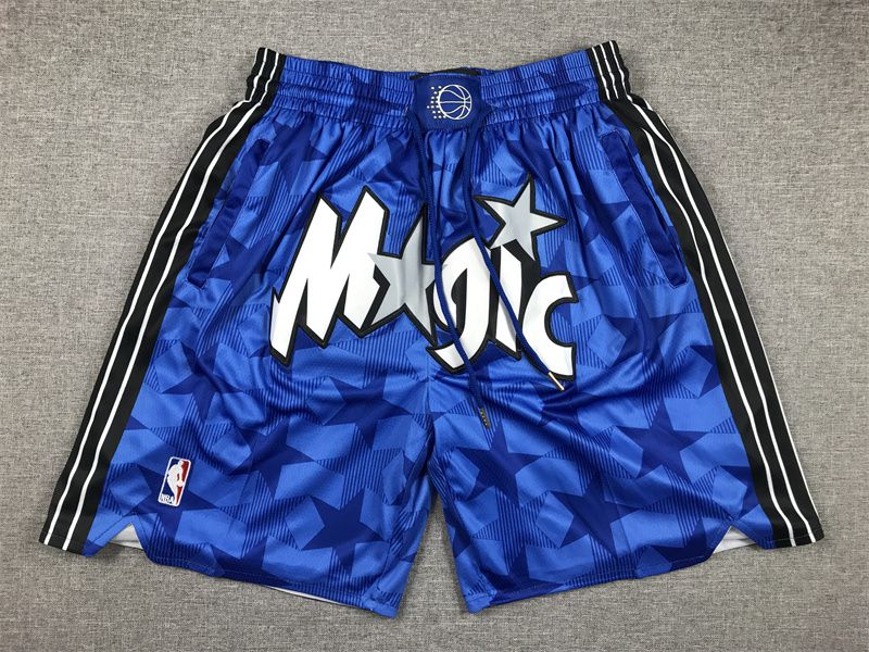 2025 Men NBA Orlando Magic Shorts Blue->orlando magic->NBA Jersey